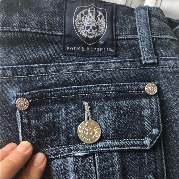 Rock & Republica blue jeans EUC - Picture 6 of 6
